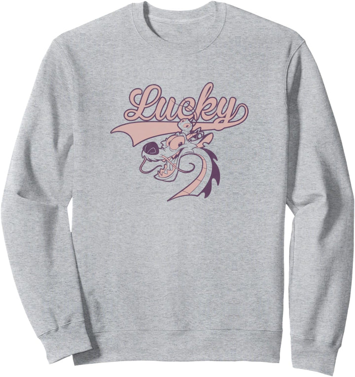 Disney Mulan Mushu And Cri-Kee Lucky Portrait Sweatshirt