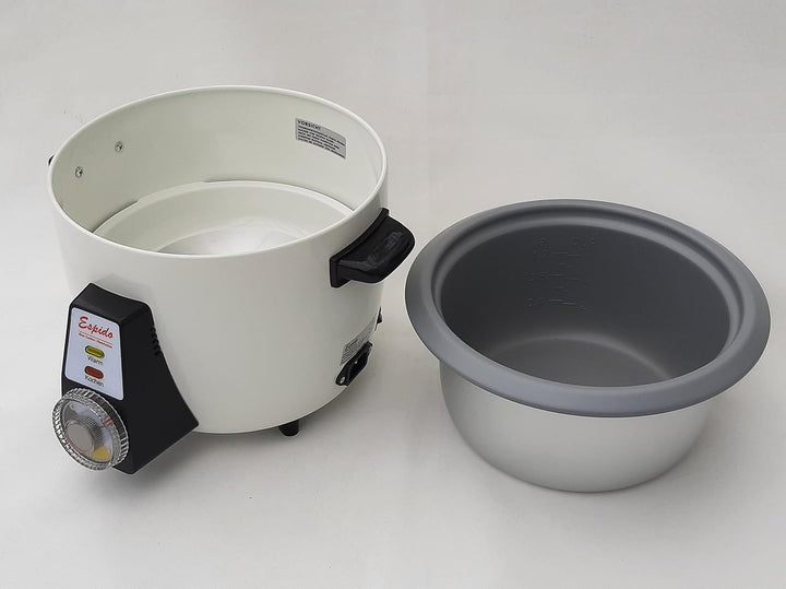 Persischer Reiskocher mit Tahdig Reiskuchen Tadig Reiskruste (6-10 Personen - 2,2 L - 900 Watt - RCG