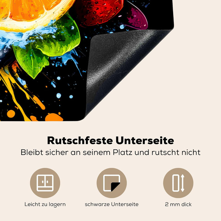 Herdabdeckplatte 90x52 cm Einteilig Abdeckplatten Cerankochfeld Abdeckung Ceranfeld Herdplattenabdec