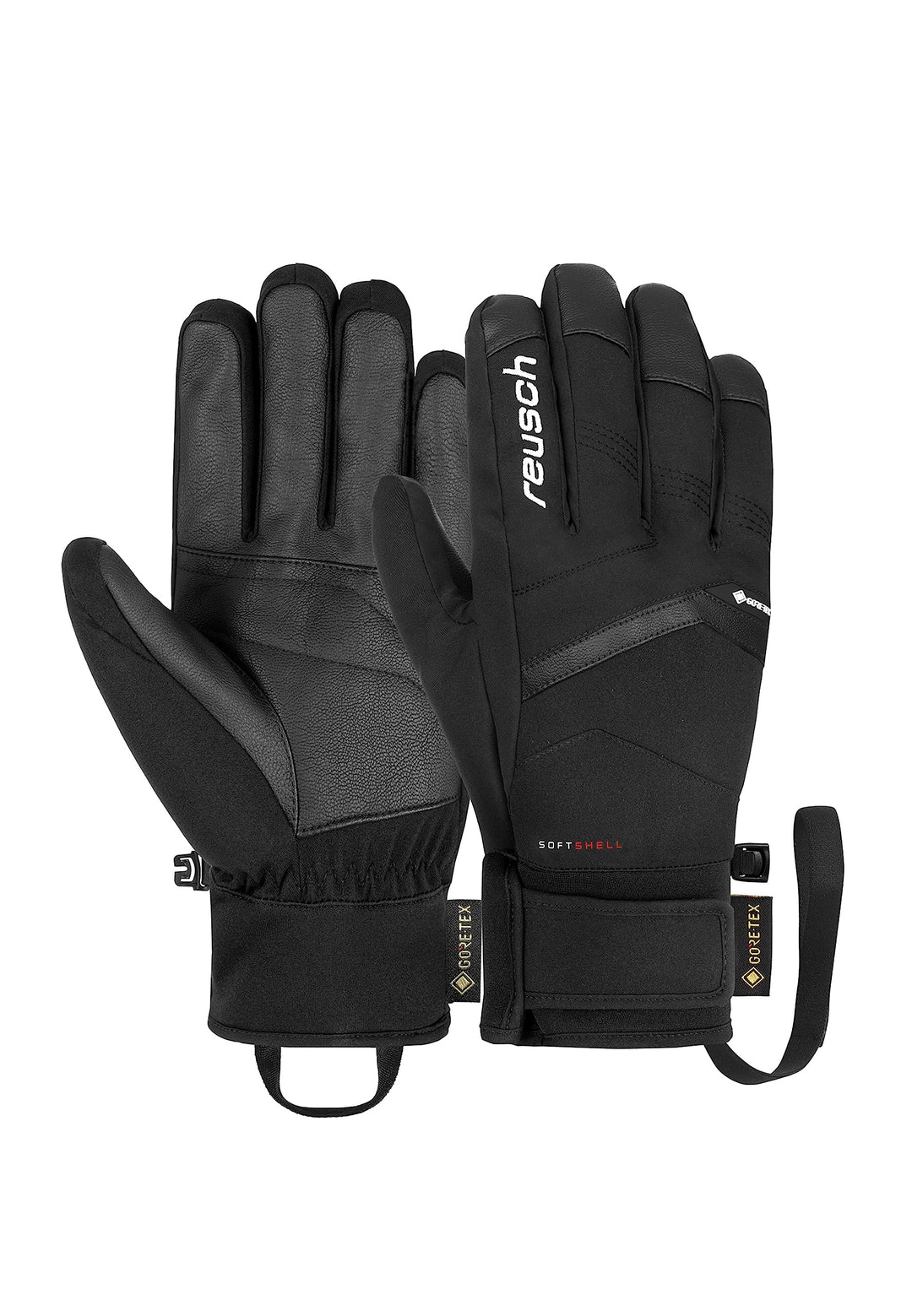 Reusch Herren Handschuhe Blaster Gore-tex Extra Warm, Wasserdicht, Atmungsaktiv 7 schwarz / weiss, 7