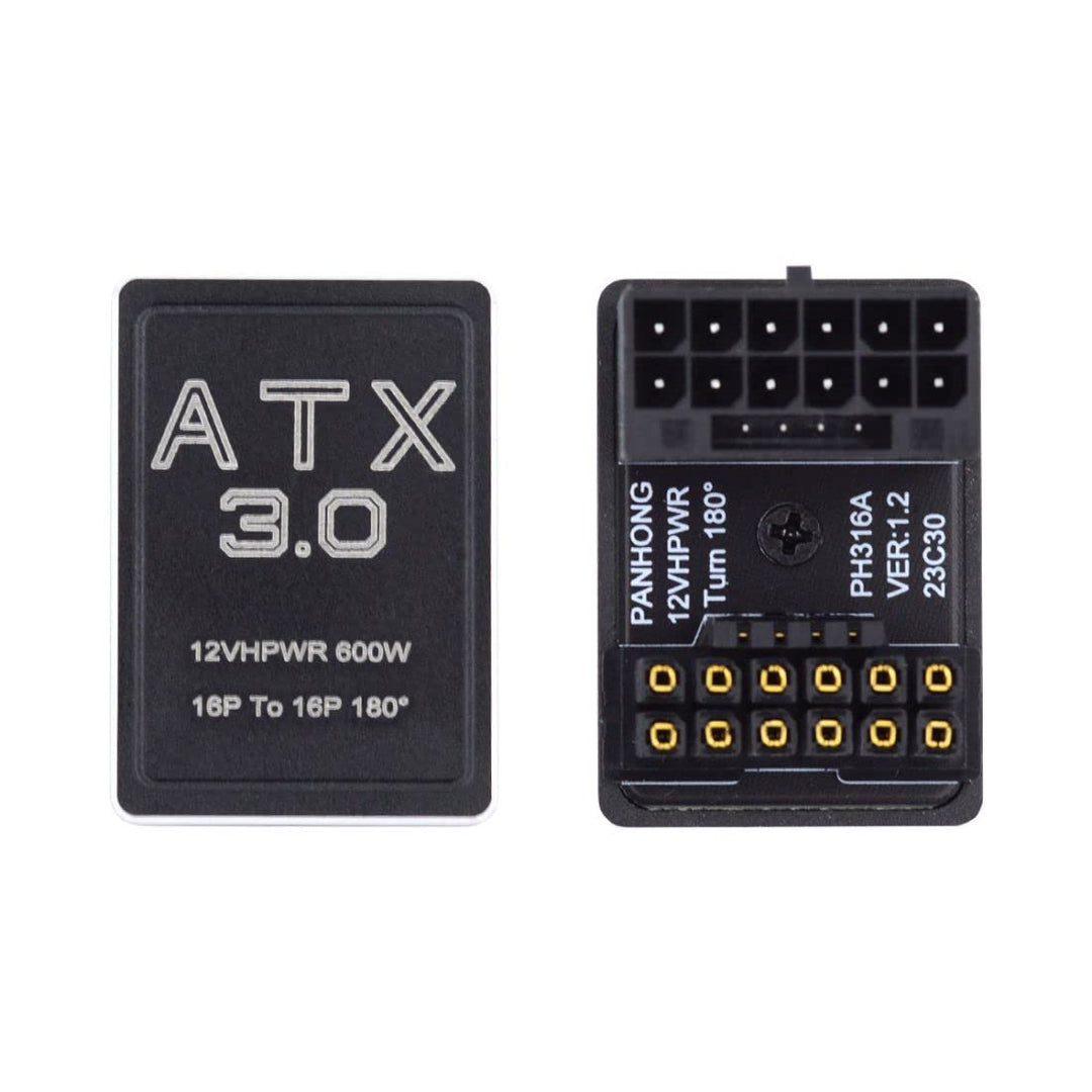 chenyang ATX3.0 PCI-E 5.0 12VHPWR 16Pin Power Modular Change Direction Adapter nach unten gewinkelt