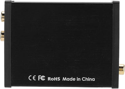 Cuifati Digital-zu-Analog-Audio-Konverter, DAC Digital SPDIF Optical (Toslink) zu Analog L/R RCA & 3