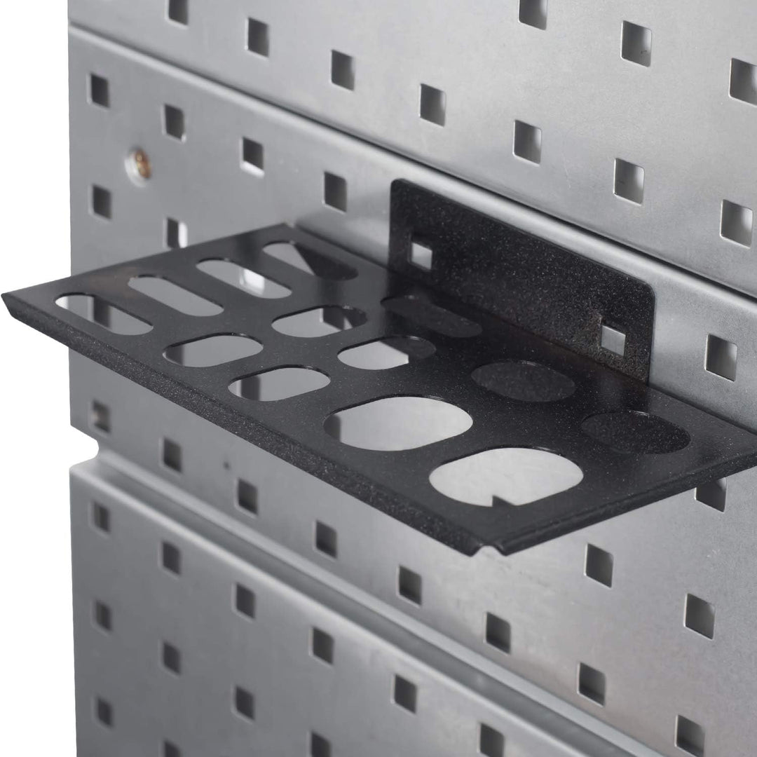 PAFEN Werkzeugwand aus Metall - 1160 mm x 770 mm - Set 42 Werkzeughaltern mit Lochwand Lagersystem W