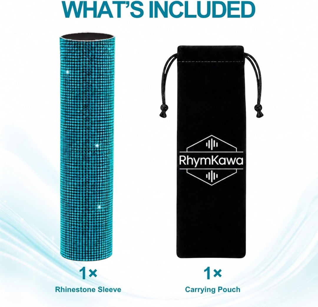 Mikrofonabdeckung für Shuer Wireless Microphone SM58, Beta58 Series Dekorative Cyan Sleeve Ersatz, B