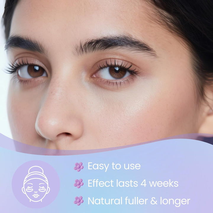 Wimpernlifting Set mit Farbe Schwarz, Lash Lifting Set mit Farbe Schwarz, für Salon und Anfänger(Wim