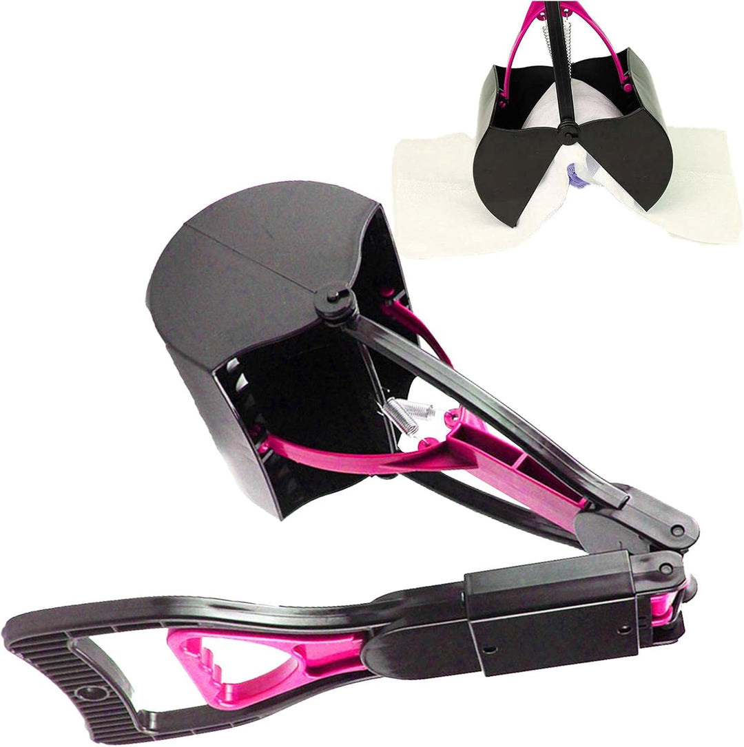 Pooper Scooper, Kotschaufel für Hunde, 420 g, Schaufel für Hundekot, mittelgross und gross Pink, Pin
