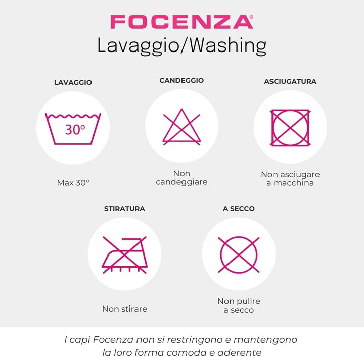 FOCENZA Mädchen Top Gym, Nahtlose Technologie, Made in Italy S Neongrün - Neonorange - Türkis, S Neo