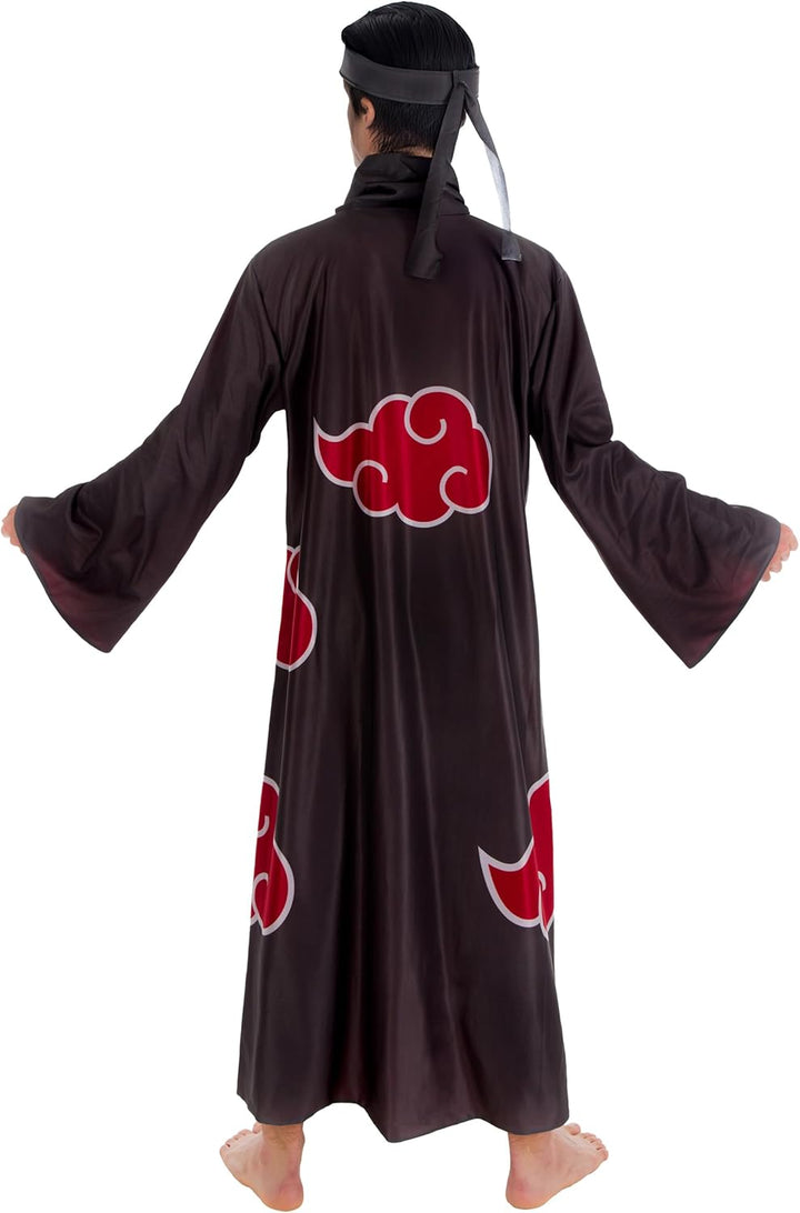 Chaks - Itachi Uchiha Kostümset, offizielles Naruto Outfit, 2-teilig für Erwachsene, Anime Accessoir