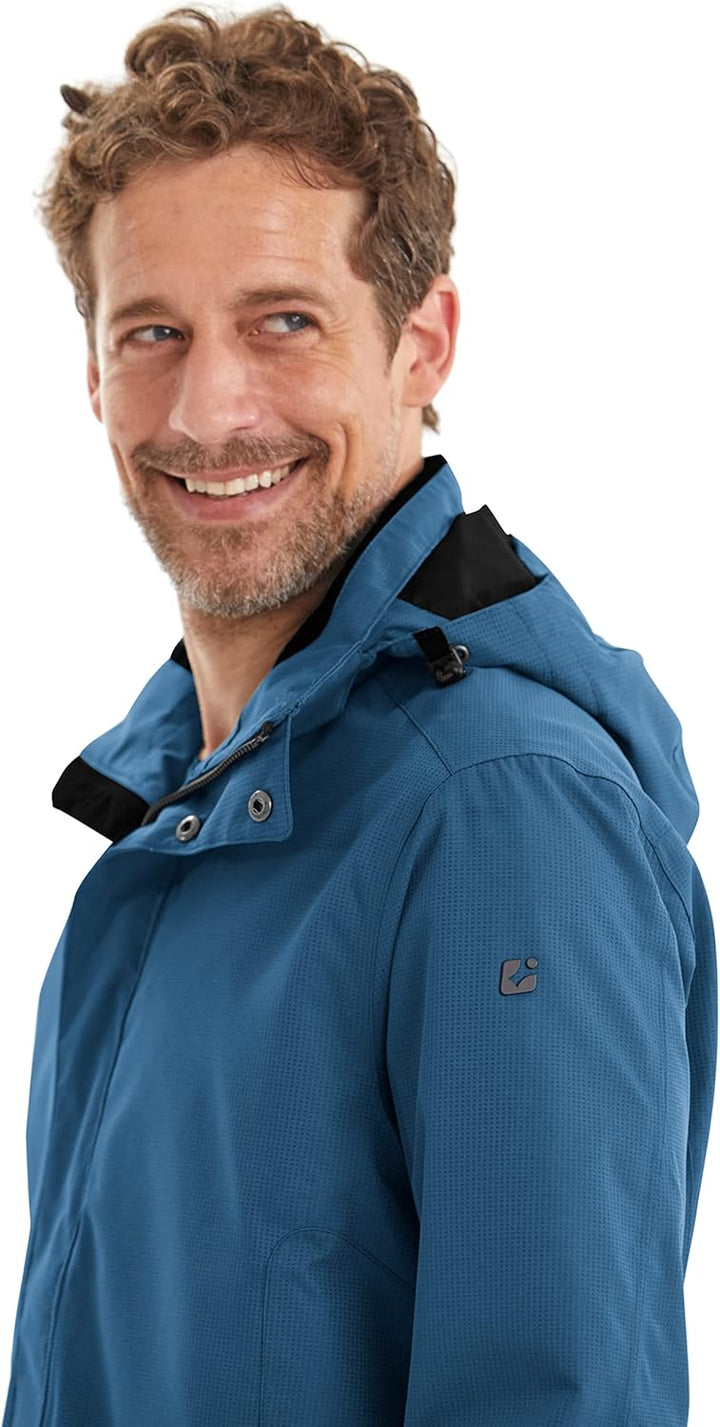 Killtec Herren Xenios Funktionsjacke Mit Abzippbarer Kapuze XXL jeansblau, XXL jeansblau