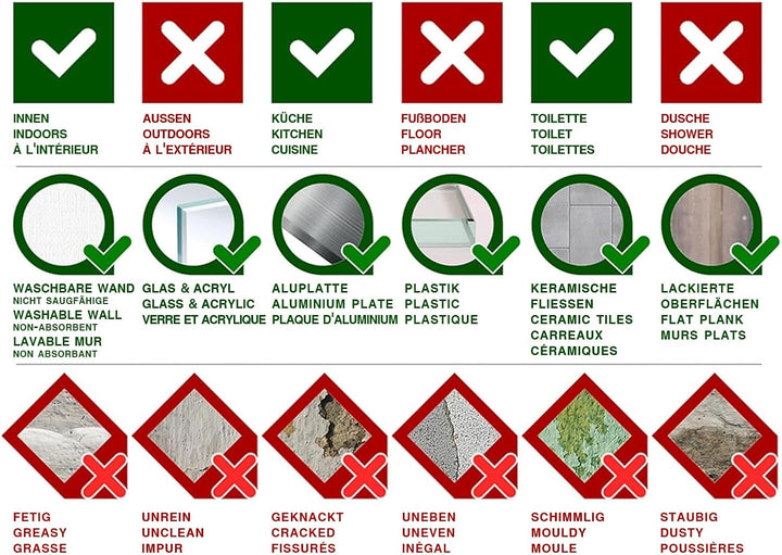 Küchenrückwand Folie selbstklebend Schriftart | Klebefolie - Dekofolie - Spritzschutz für Küche | Ma