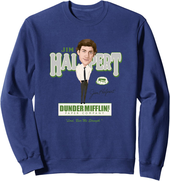 The Office Jim Halpert Karikatur Sweatshirt