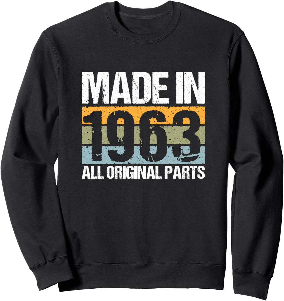 60. Geburtstag Design – Made In 1963 Sweatshirt