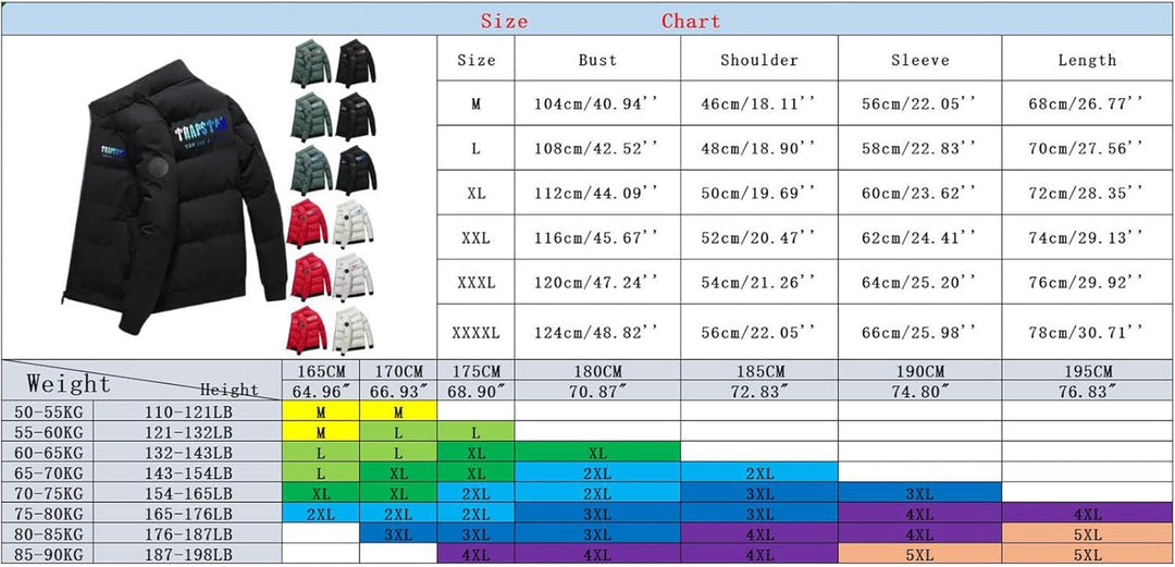 Celucke Daunenjacke Herren Glänzend Winterjacke Dicke Übergangsjacke mit Kapuze Lange Ärmel Mode War