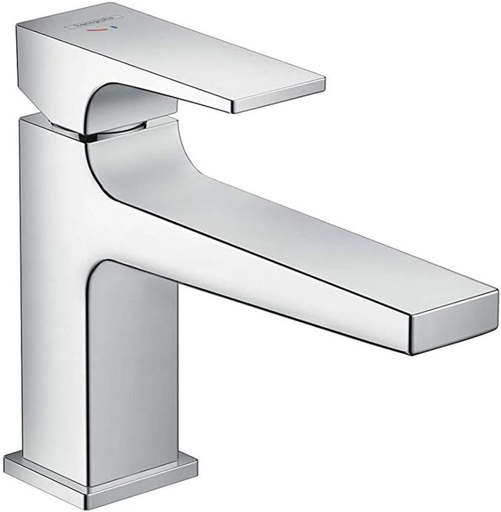 hansgrohe Wasserhahn Metropol CoolStart (Armatur mit Auslauf Höhe 100 mm und Push-Open Ablaufgarnitu