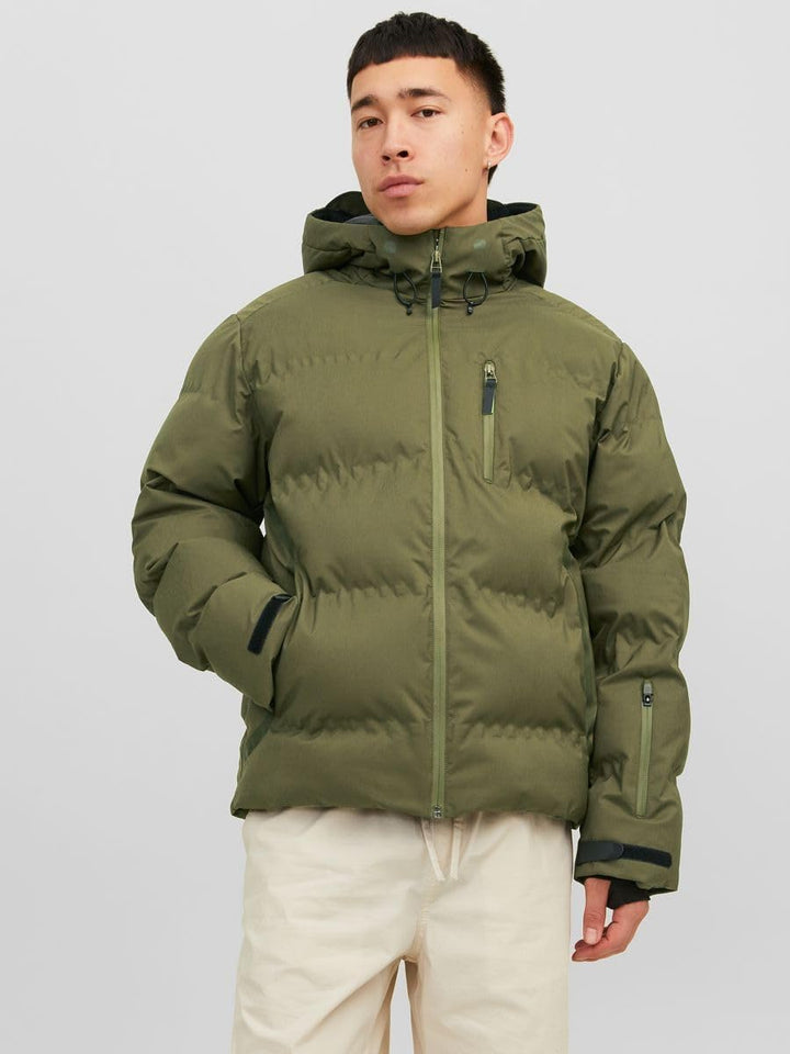 JACK & JONES Male Steppjacke Steppjacke XXL Grün, XXL Grün
