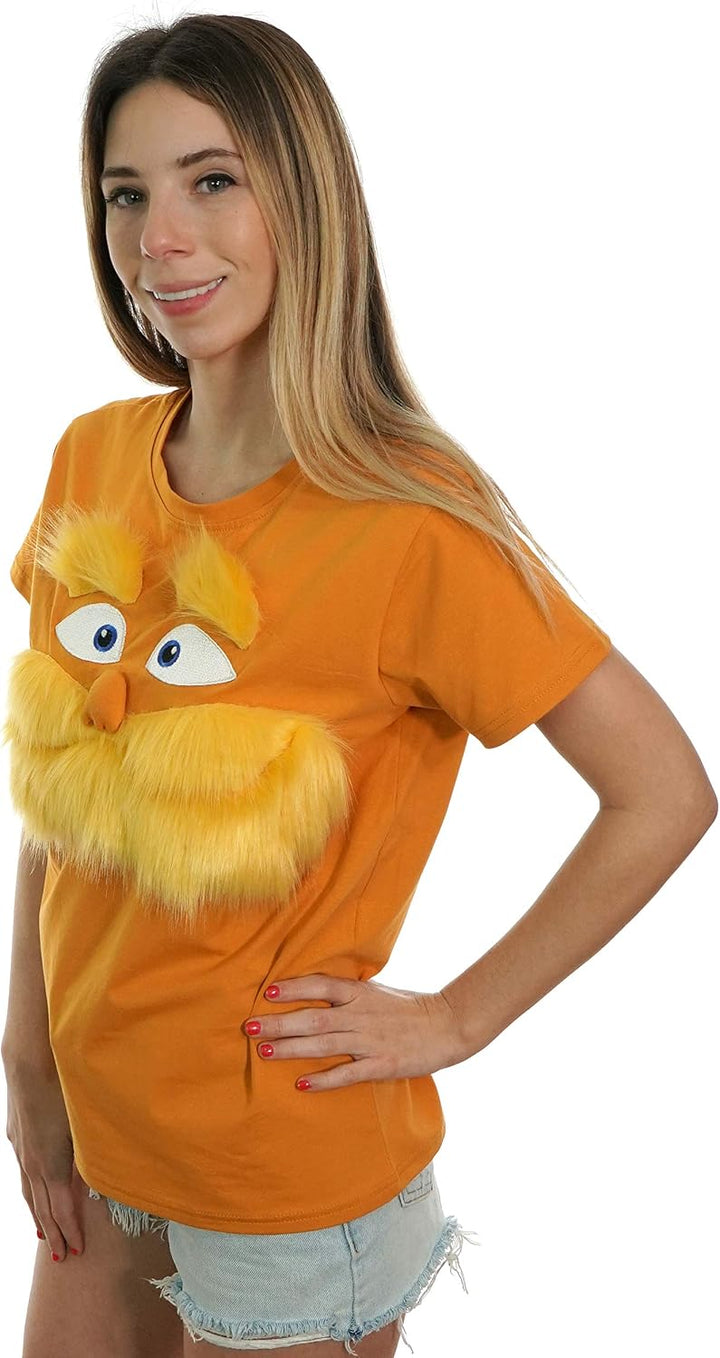 ComfyCamper Orange Schnurrbart Shirt für Kinder, Mädchen, Jungen, Erwachsene, Männer und Frauen Wome