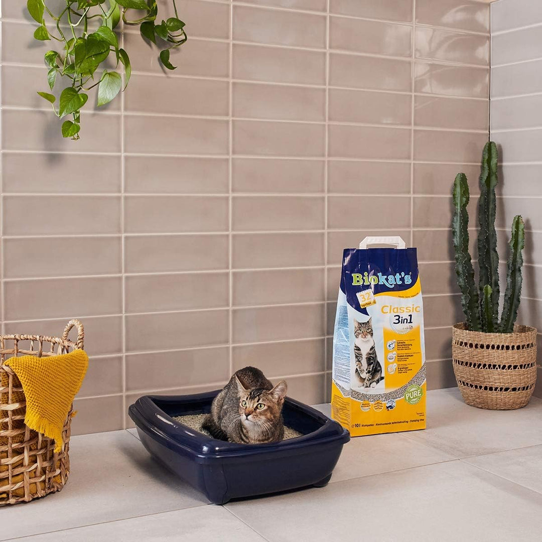 Gimborn Biokat's Classic 3in1 ohne Duft - Klumpende Katzenstreu mit 3 unterschiedlichen Korngrössen