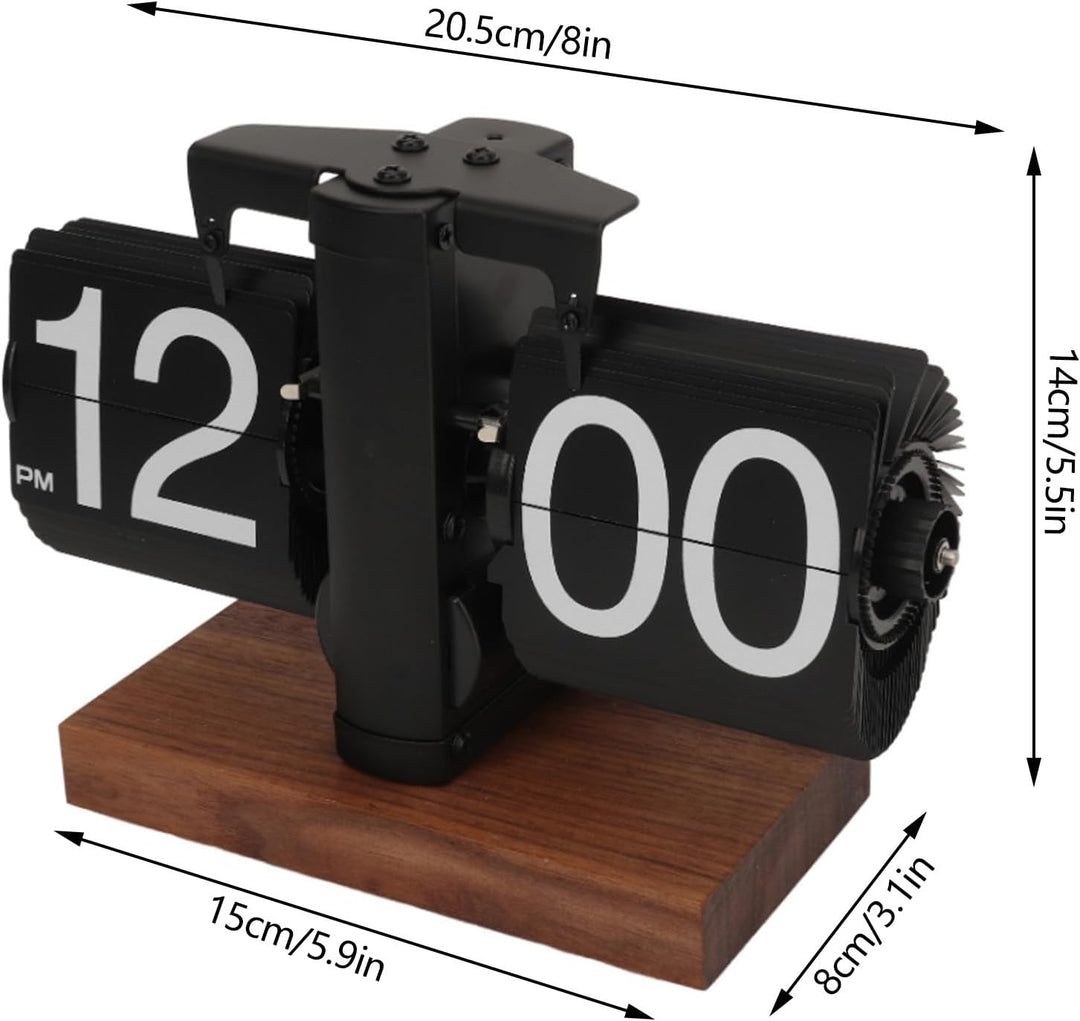 Flip Uhr Retro Digitale Wanduhr Batterie betrieben Tischuhr Grosse Zahlen Sichere Basis Kreative Fli
