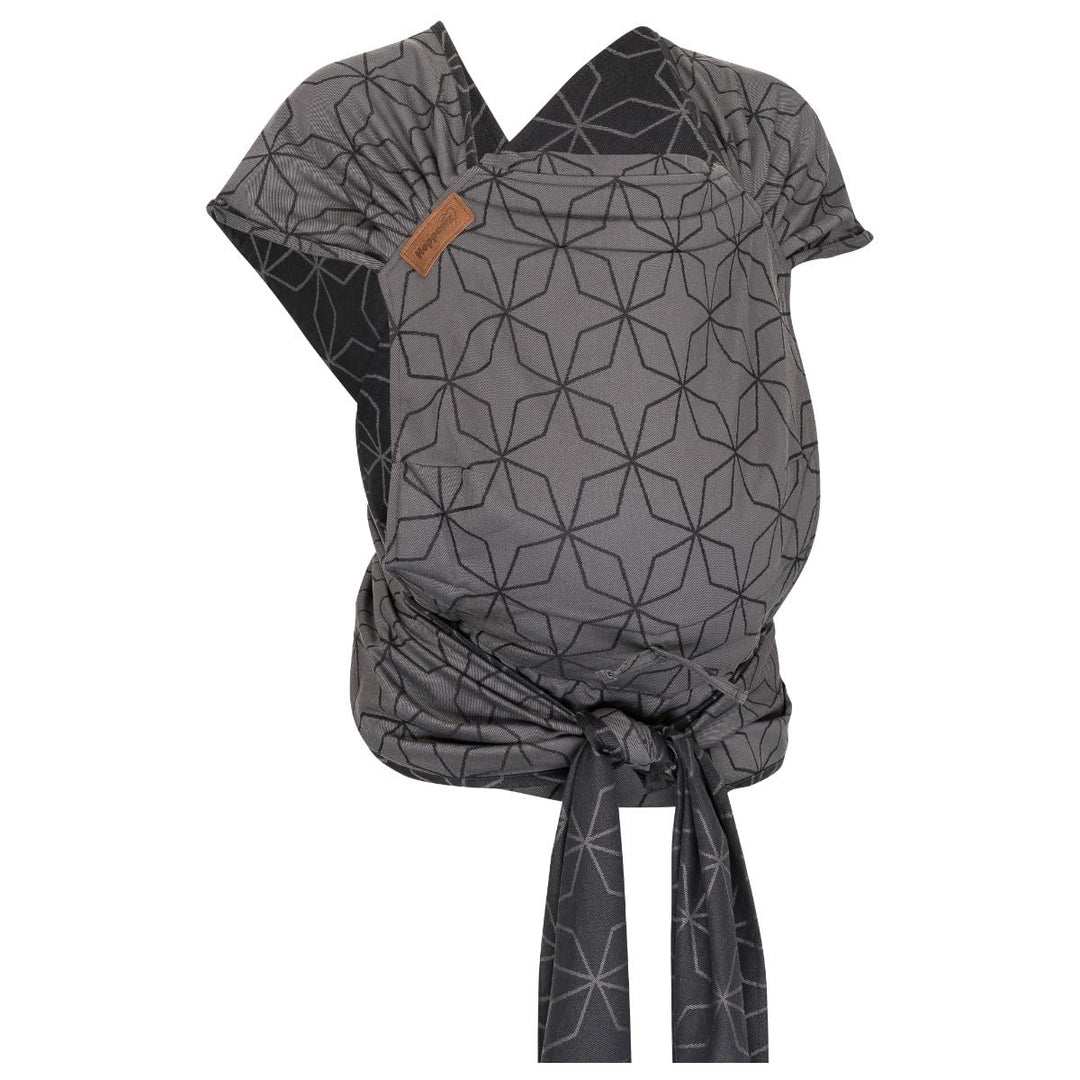 Hoppediz Hop-Tye Advanced - 4-in-1 Babytrage für Neugeborene ab Geburt - Halfbuckle Tragehilfe mit T