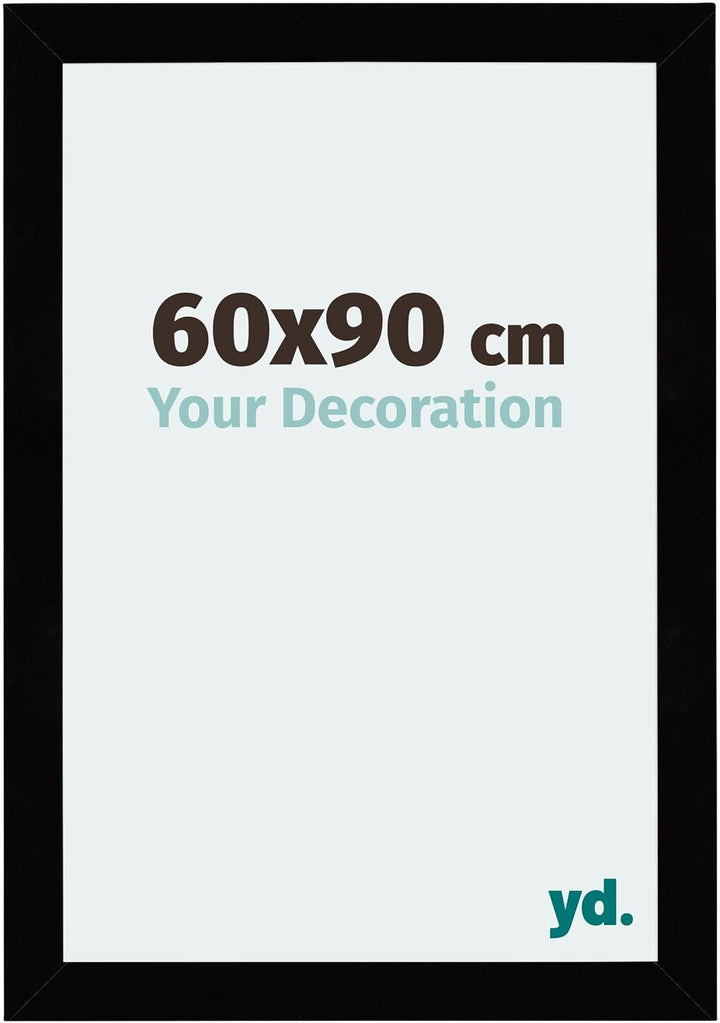 yd. Your Decoration - Bilderrahmen 60x90 cm - Bilderrahmen aus MDF mit Acrylglas - Antireflex - Ausg