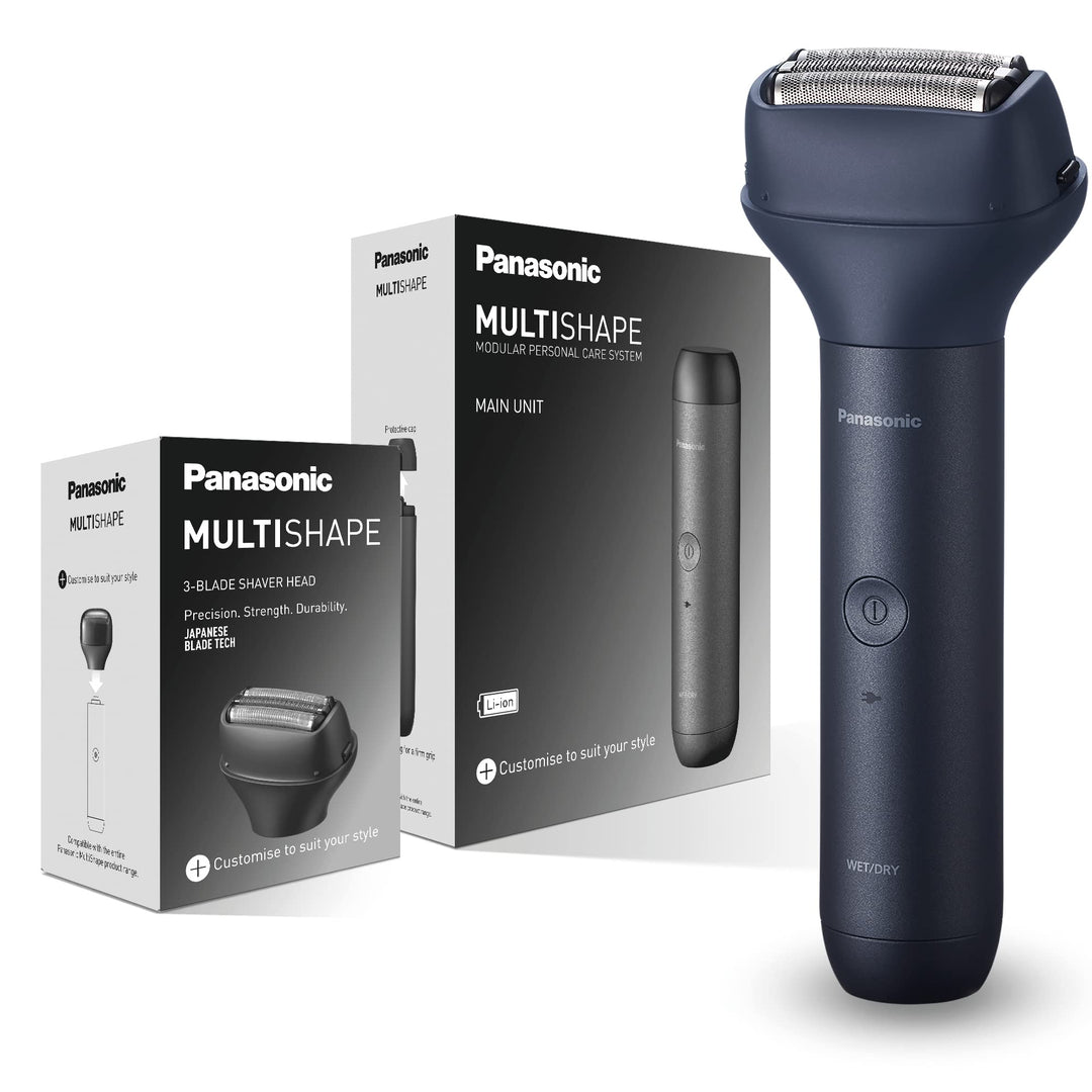 Panasonic MULTISHAPE modulares Körperpflege-System ER-CSF1, 3-Klingen-Scherkopf für Männer mit wiede