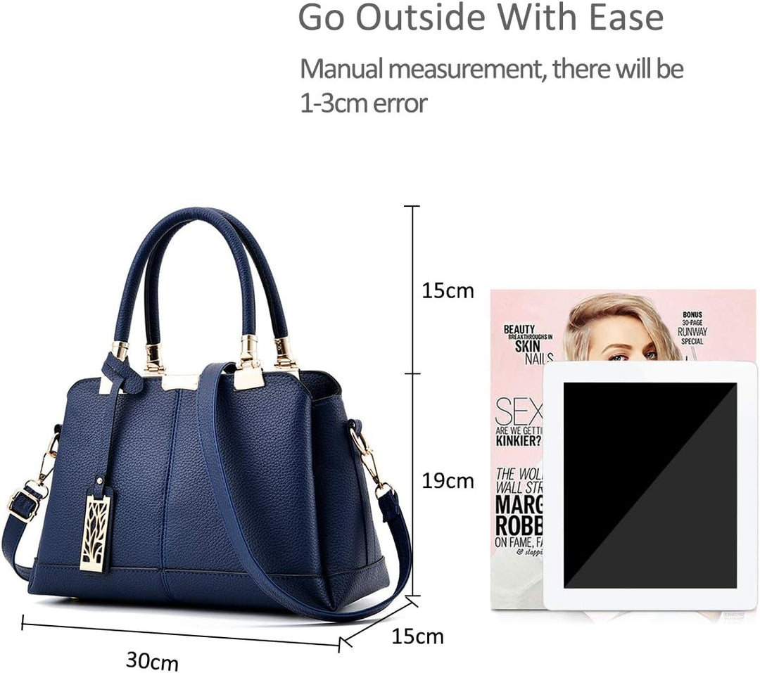 NICOLE &amp; DORIS Damen Handtaschen Elegante Damen Tasche Designe Frauen Umhängetasche PU Weiche Ledert