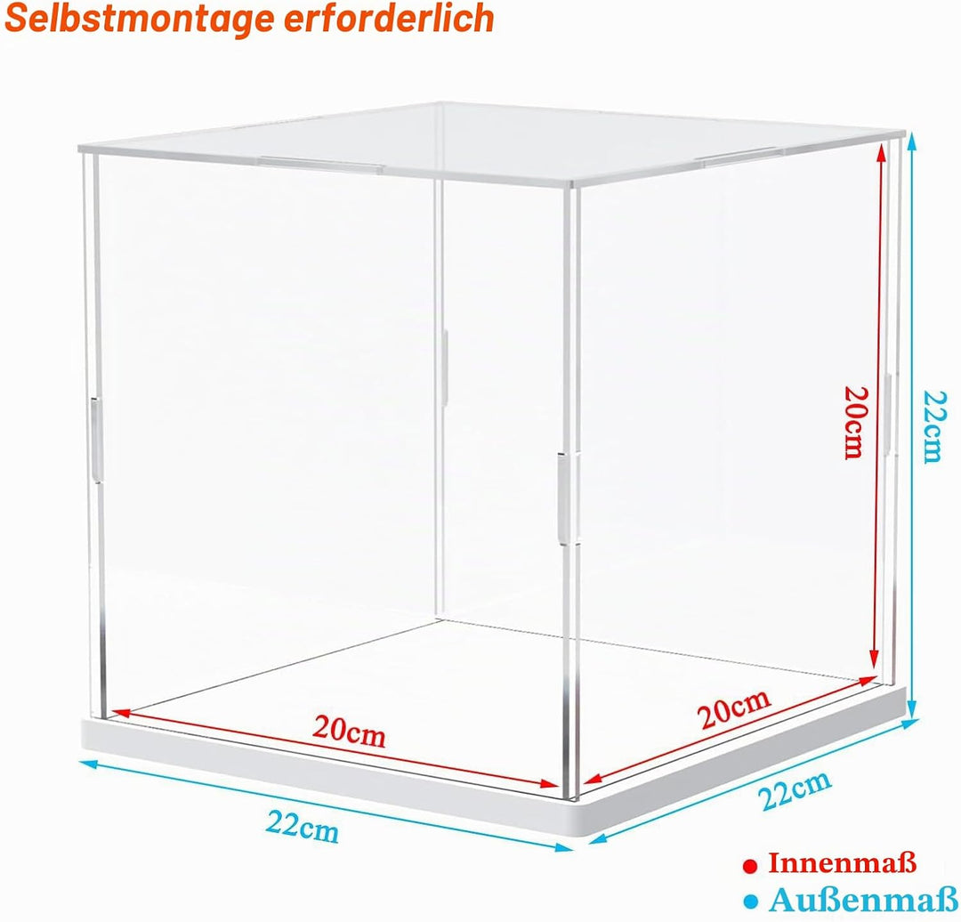 Vitrine aus Acryl für Lego Action-Figur Funko Pop Modellbau Skulptur Display Display Transparent für