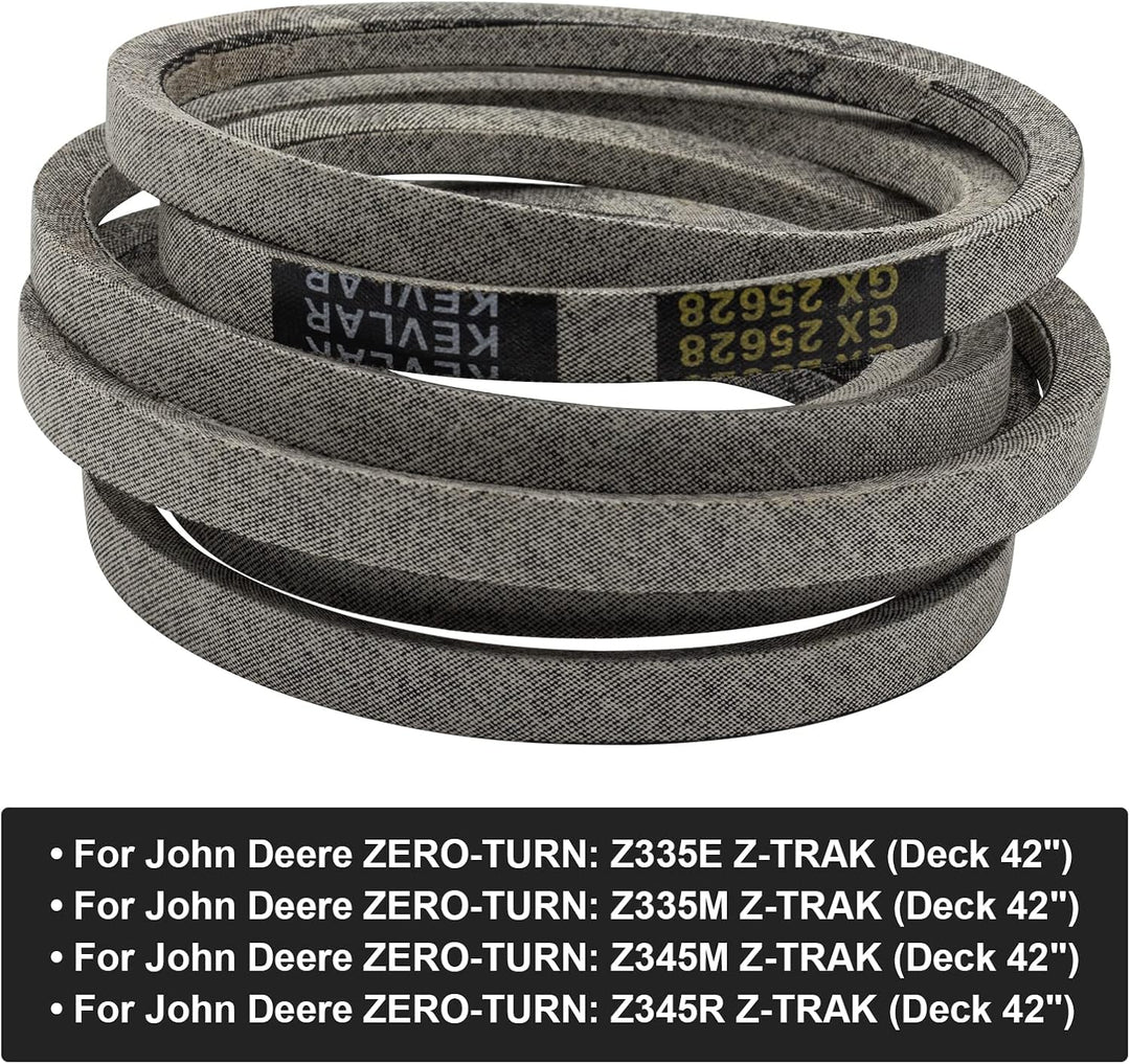 Made Belt Compatible with John Deere GX25628 Z335E Z335M Z345M Z345R with 42" Deck