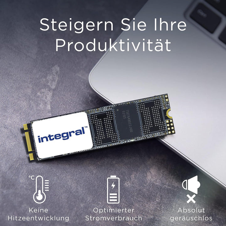 Integral 256GB M.2 SATA III 2280 Interne SSD, bis zu 500MB/s Lesen 400MB/s Schreiben 256GB M.2 2280