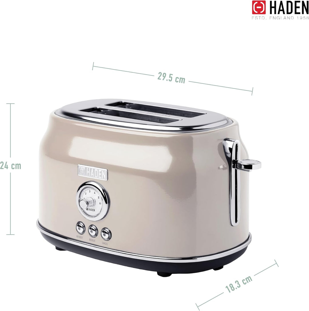 Haden Dorset 2 Scheiben Toaster (Putty), Putty