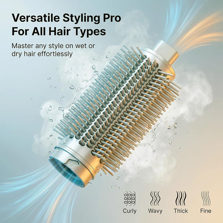 Volumenbürste Aufsatz kompatibel mit Shark FlexStyle HD400 Serie, Verbesserte Rundbürste Stylingbürs