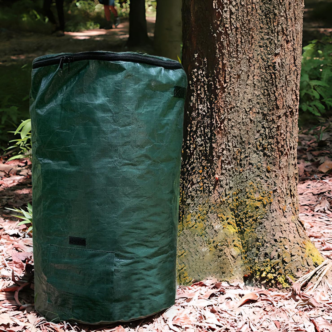 Kompost-Müllbeutel, 100 l, für den Aussenbereich, wiederverwendbar, Bioabfall, Garten, Hof, Kompostb