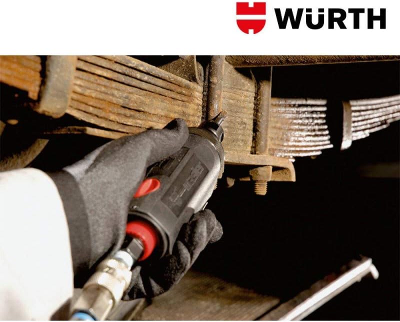 Wurth 7032310 Smerigliatrice angolata pneumatica DSW 22 Winkelschleifer Profi 07032310, Schwarz