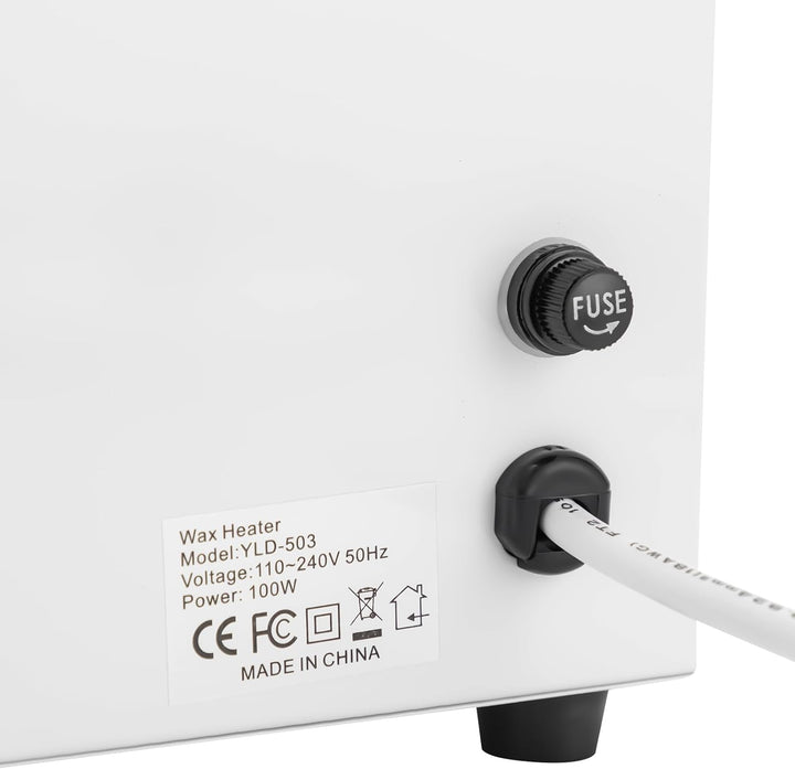 Elektrische Wachserhitzer Wachswärmer Haarentfernung,100W,Jedes Topfes 600ml, Waxing set Wachsmaschi