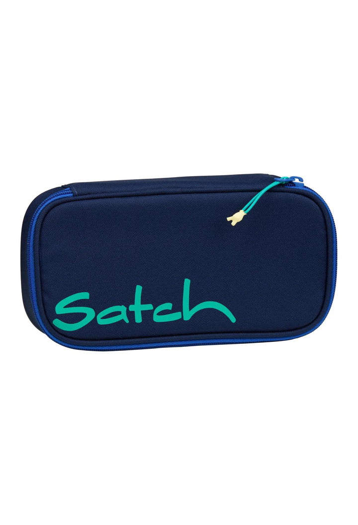 Satch Schlamperbox extra gross inkl. Trennfach Reissverschlussfach Stiftehalter Geodreieck Sichtfens