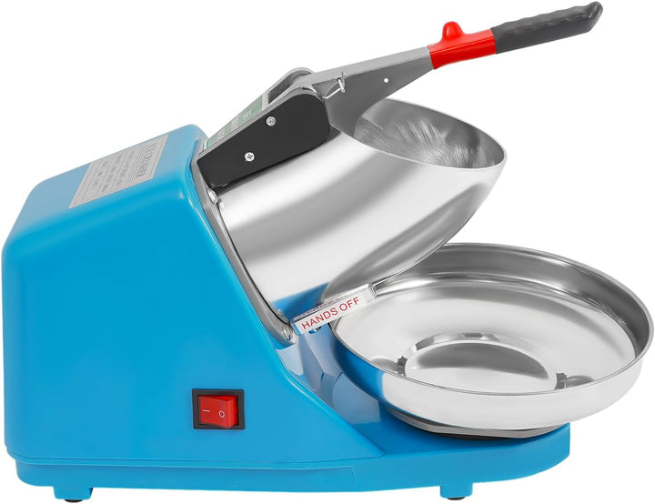 Elektrische Ice Crusher, 380W Eiszerkleinerer Smoothie-Maker 65kg Pro Stunde, Edelstahl Eiscrusher 2