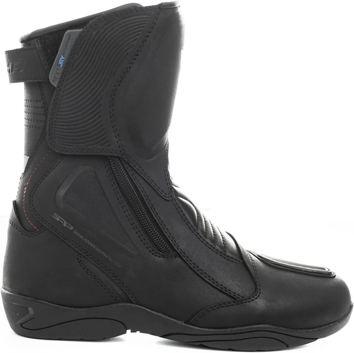 SHIMA TERRA LADY , Motorradsteifel Damen | Verstärkte Leder Motorradschuhe mit Seitlichem Reissversc