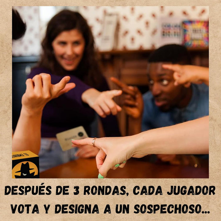 EL Embustero - ¿Conseguirás desenmascararlo? ¡Faroles, creatividad, juegos de palabras y sospechas!