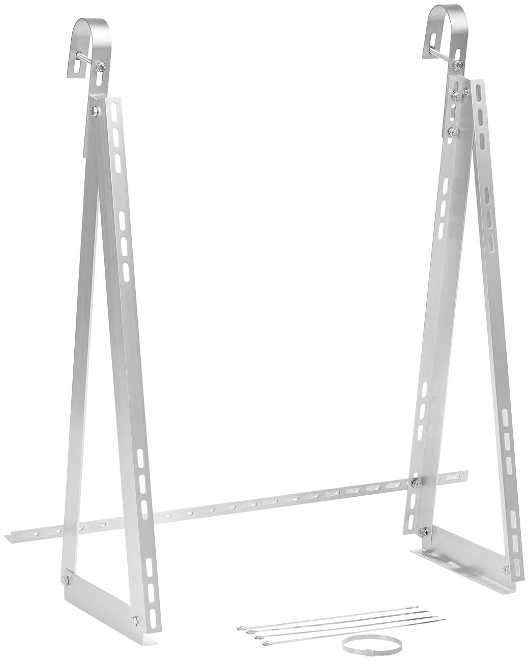 revolt Halterung Photovoltaik: Balkongeländer-Halterungen für Solarmodule bis 77cm, 20° - 60° Neigun