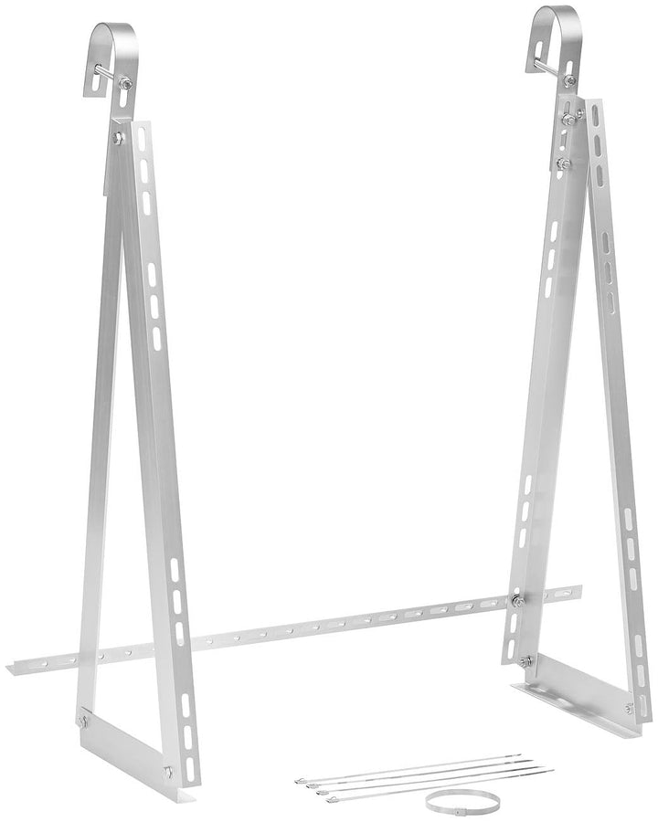 revolt Halterung Photovoltaik: Balkongeländer-Halterungen für Solarmodule bis 77cm, 20° - 60° Neigun