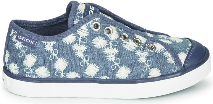 Geox Mädchen Jr Ciak Girl C Sneakers 24 EU Avio, 24 EU Avio