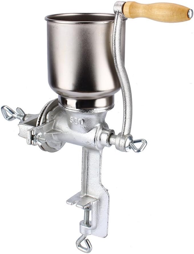 Manuelle Maismühle, Handmühle Getreidemühle Mehlmacher, Weizenkörner Mohnmühle Schrotmühle Kaffeemüh