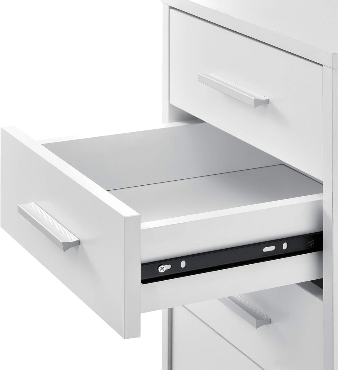 [en.casa] Rollcontainer mit 5 Schubladen Rollschrank Rollwagen 63x33x38cm Schubladencontainer Büroco