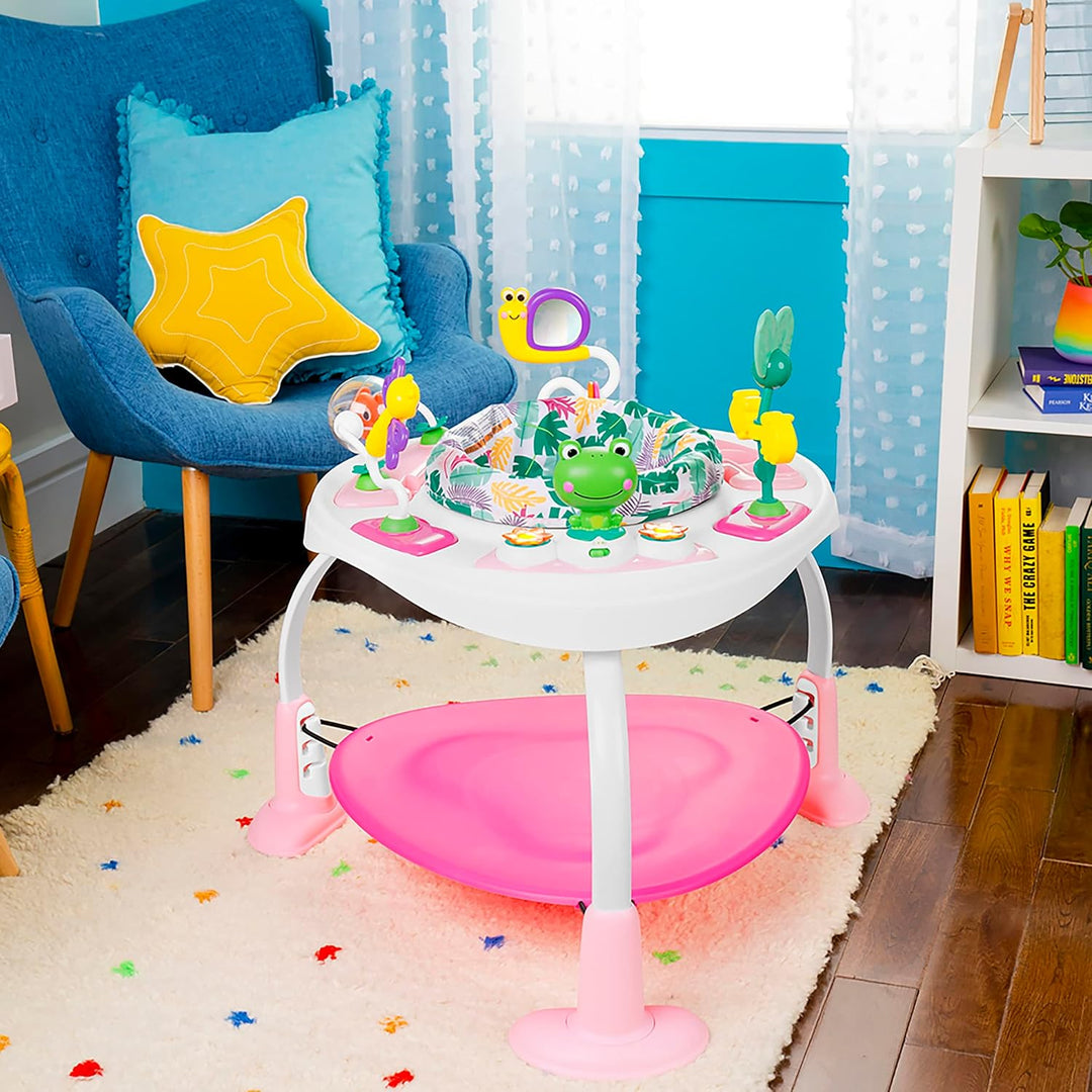 Brights Starts, Bounce Baby, Playful Palms, 2 In 1 Aktivitätshüpfer, Spielzentrum & Spieltisch, Lich