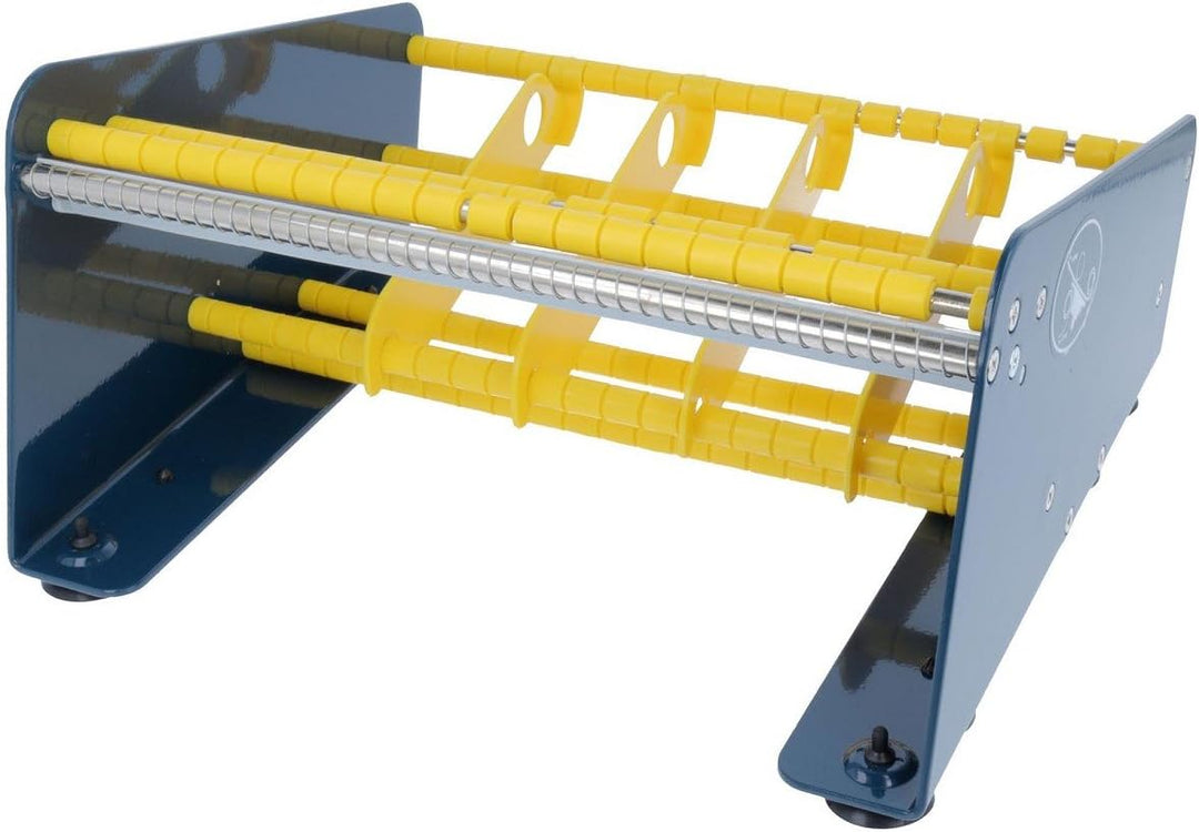 TE-Office Etikettenspender Labelspender aus Stahl für Haftetiketten Tischgerät manuell bis 265 mm in
