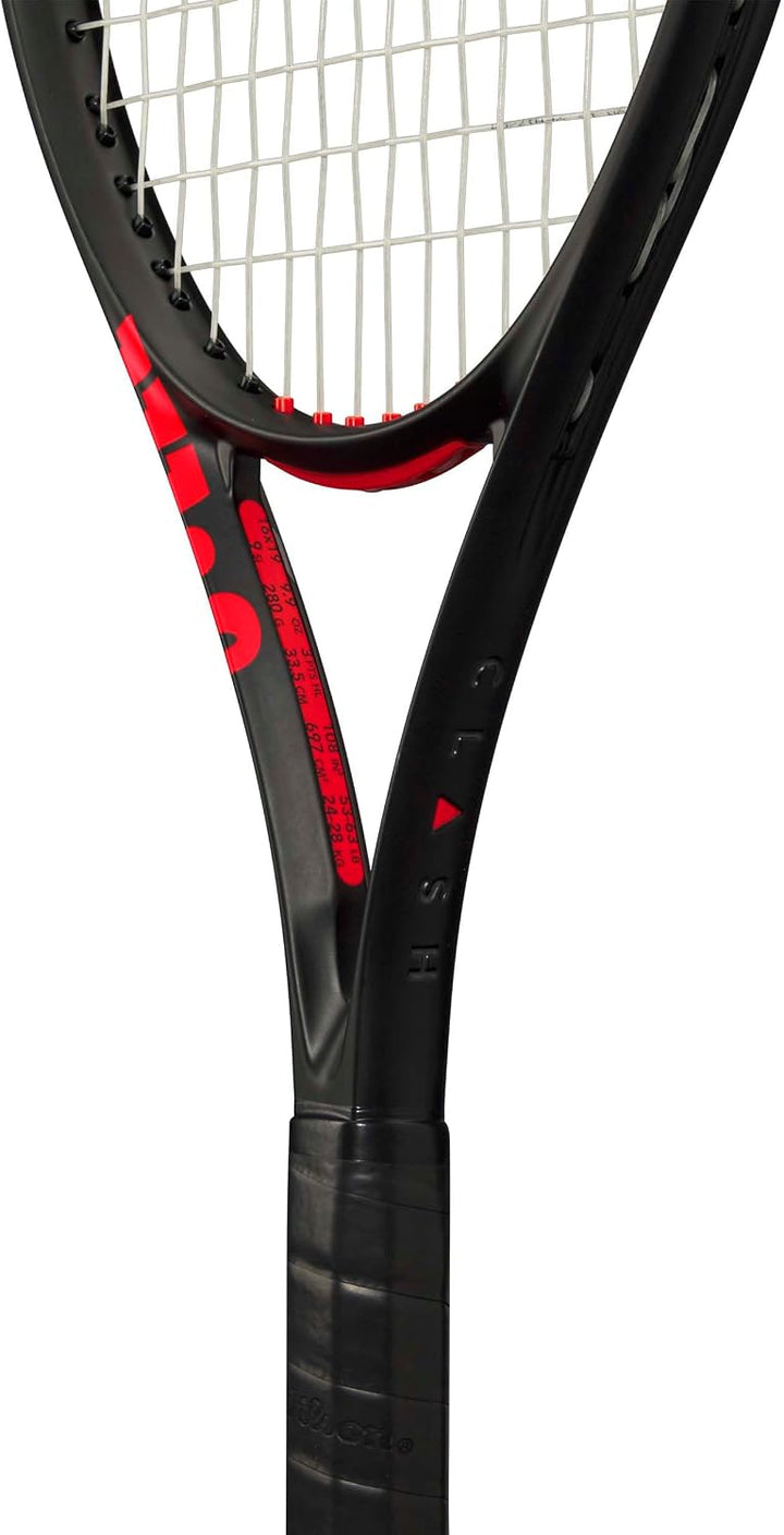 Wilson Clash 108 V3 Tennisschläger, Verbesserter Sweetspot, Mühelose Power, Konstante Kontrolle, Lei