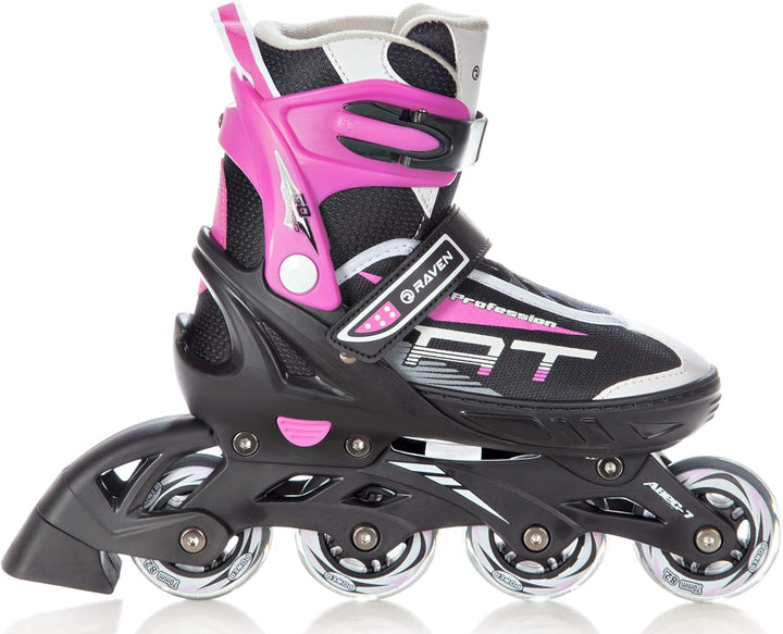 RAVEN Profession Inlineskates 38-42(25cm-27,5cm) Black/Pink, 38-42(25cm-27,5cm) Black/Pink