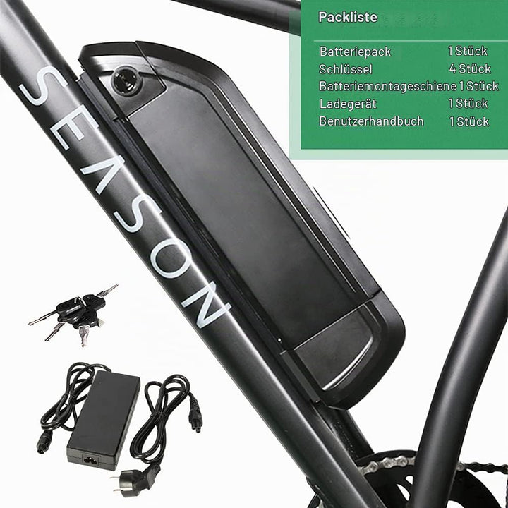 YOSE POWER Ebike Akku 36V 11.6Ah/14Ah SF-06 Batterie für 36V 250W / 350W /500W /800W Motor passt auf