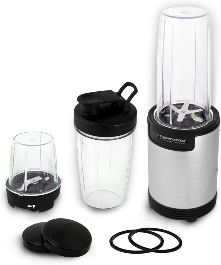 Esperanza EKM030 Nutri Blender/Personal Blender 9in1 900W, Silber