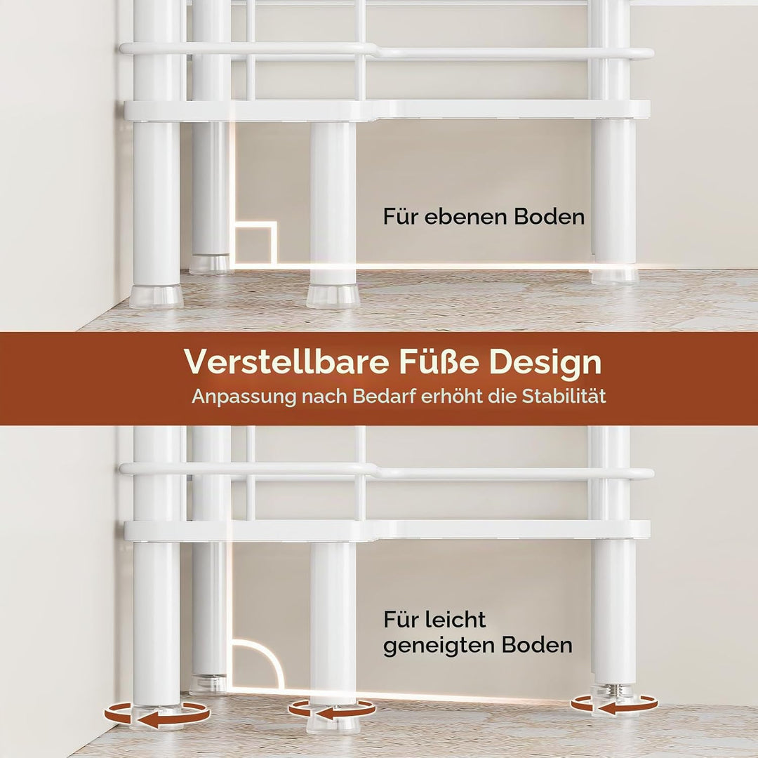 Orimade 3 Stück Duschregal Stehend Rostfrei,Ecke Duschablage Freistehende, Duschablage ohne Bohren f